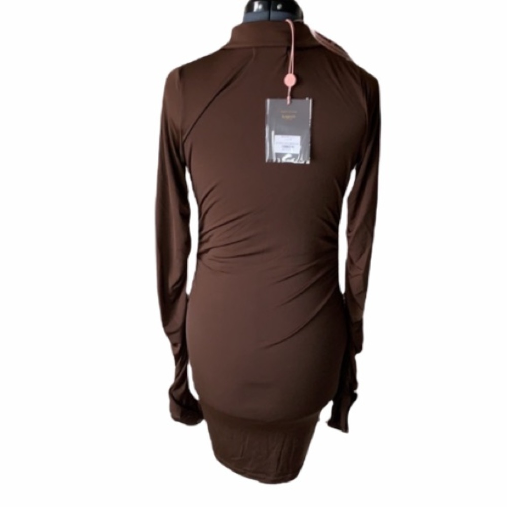 ❌SOLD❌House of CB Chocolate Martinique Jersey Dress - Picture 7 of 9